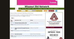 Desktop Screenshot of missouribids.com