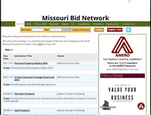 Tablet Screenshot of missouribids.com